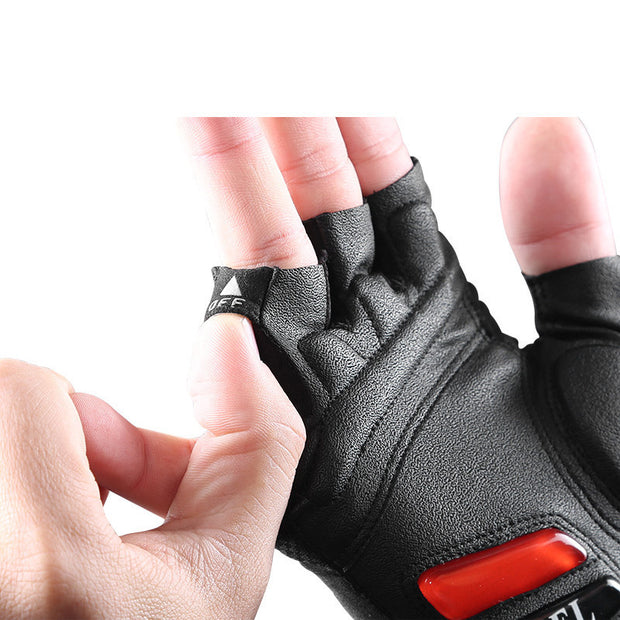 Half-finger cycling fitness gloves